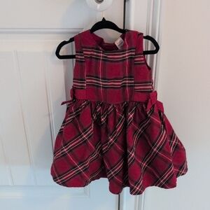 Carter's Vibrant Plaid Sleeveless Dress